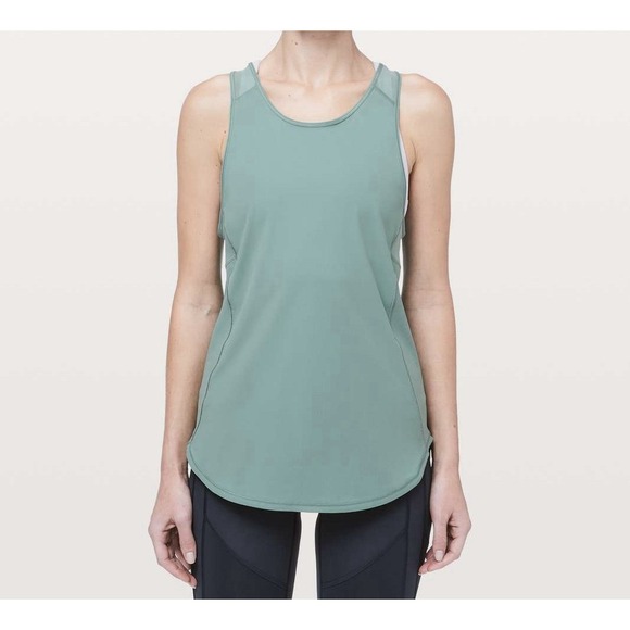 lululemon athletica Tops - Lululemon Sculpt Tank II Medium Forest Women's Size 6
